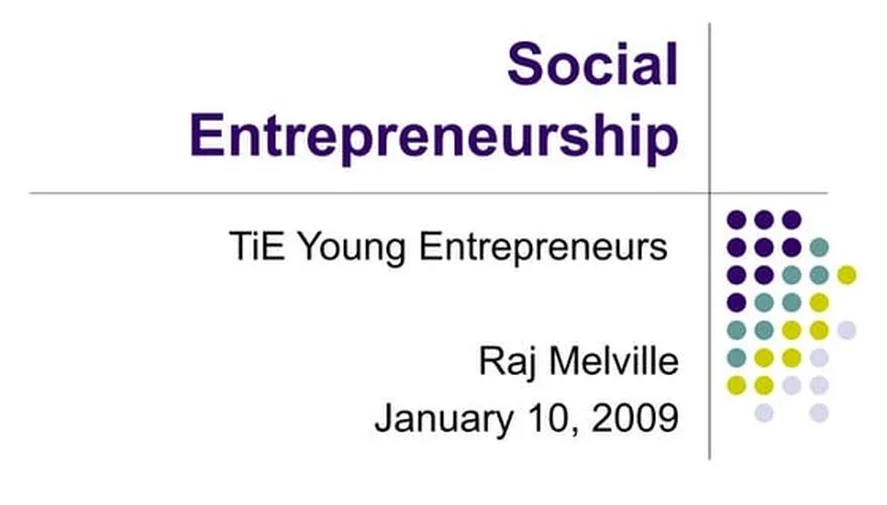 Social entrepreneur presentation